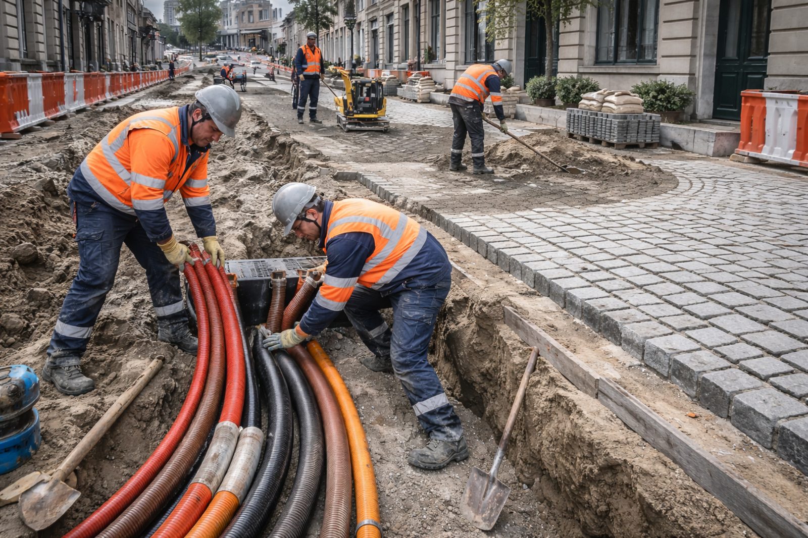 Travaux de voirie en milieu urbain : phasage, contraintes riverains et circulation